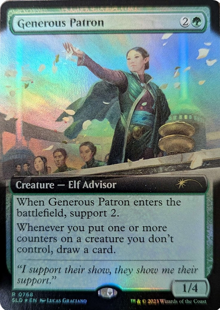 Image for Generous Patron (Extended Art) (Secret Lair Drop Series) (768) - Magic: The Gathering