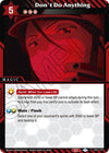Image for Don't Do Anything (Collaboration Booster 01: Halo of Awakening) (CB01-070) - Battle Spirits Saga