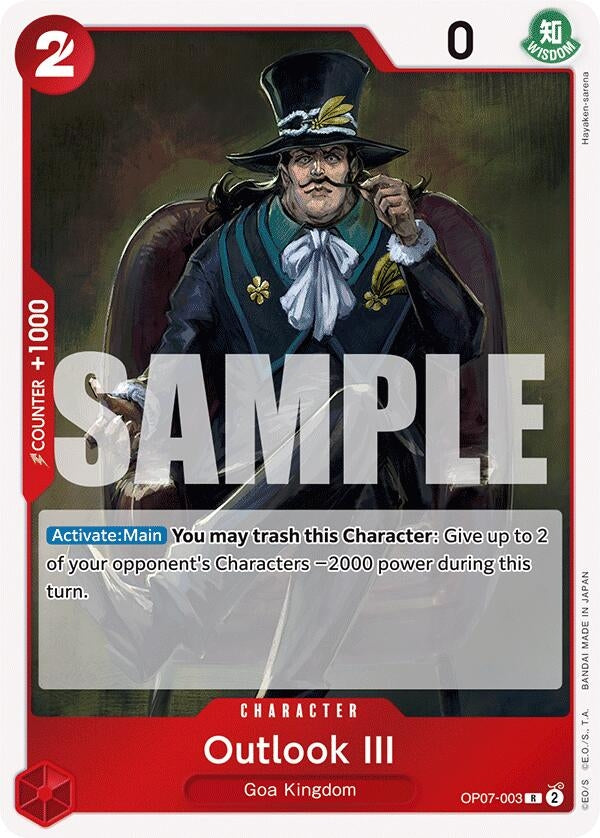 Image for Outlook III (500 Years in the Future) (OP07-003) - One Piece Card Game