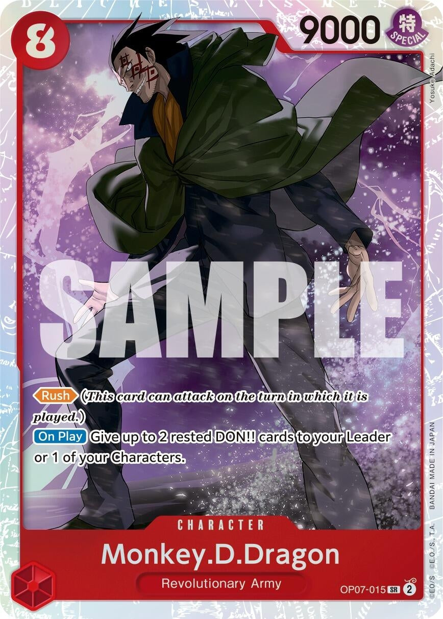 Image for Monkey.D.Dragon (015) (500 Years in the Future) (OP07-015) - One Piece Card Game