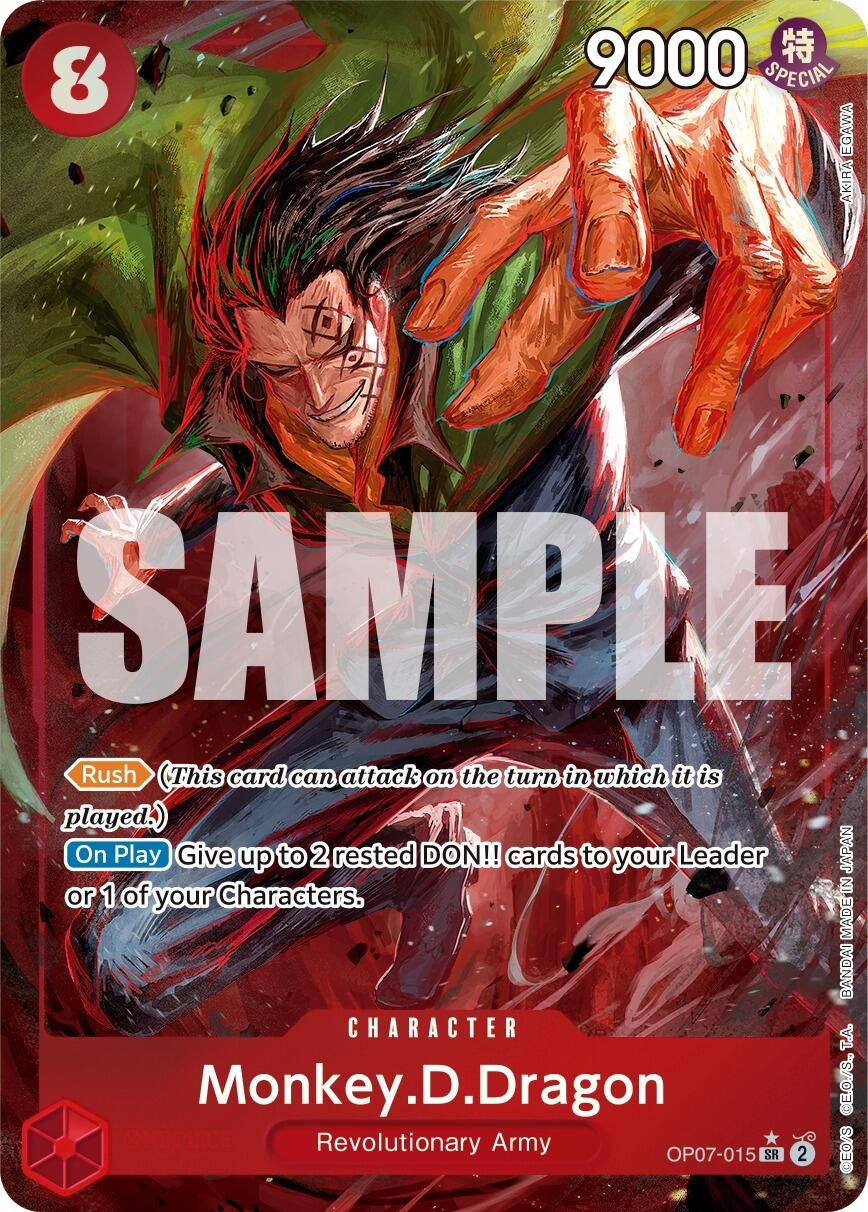 Image for Monkey.D.Dragon (015) (Parallel) (500 Years in the Future) (OP07-015) - One Piece Card Game