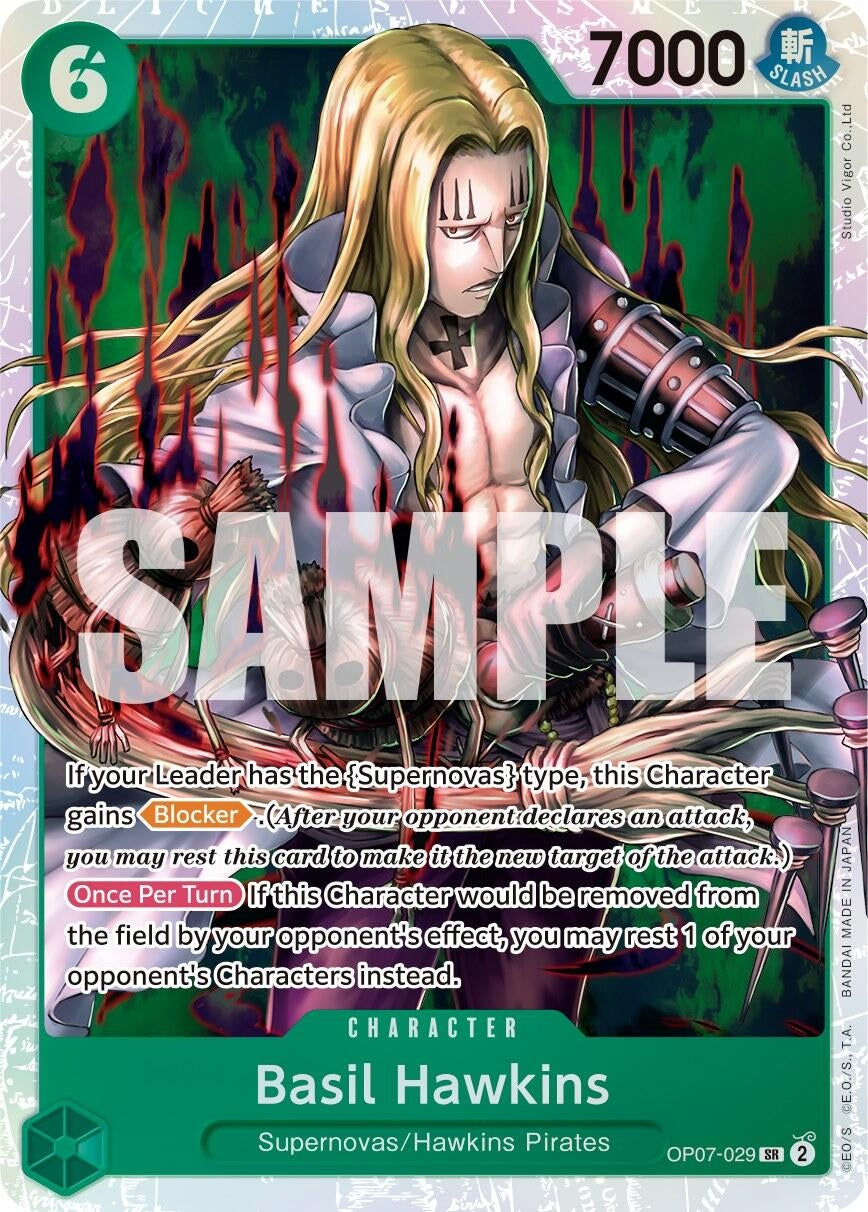 Image for Basil Hawkins (500 Years in the Future) (OP07-029) - One Piece Card Game