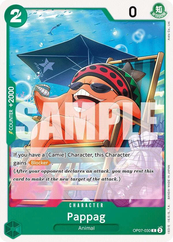 Image for Pappag (500 Years in the Future) (OP07-030) - One Piece Card Game