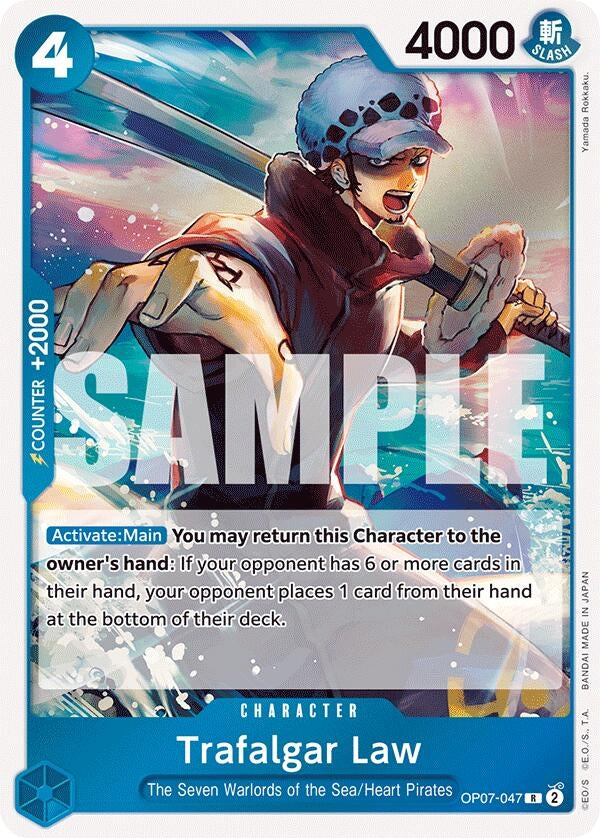 Image for Trafalgar Law (047) (500 Years in the Future) (OP07-047) - One Piece Card Game