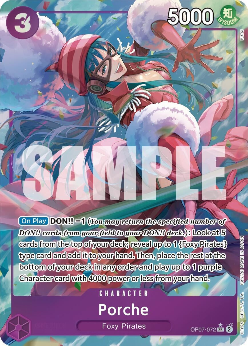 Image for Porche (Parallel) (500 Years in the Future) (OP07-072) - One Piece Card Game