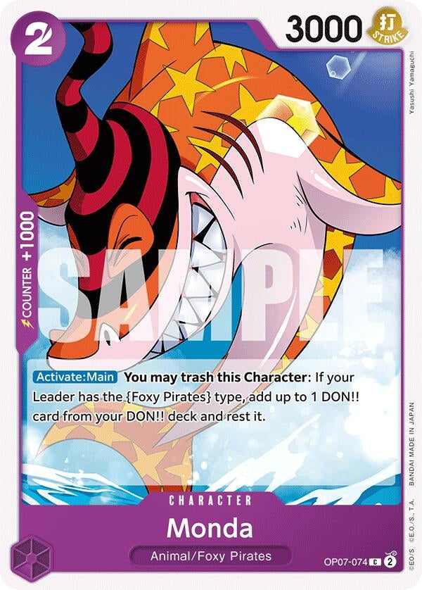 Image for Monda (500 Years in the Future) (OP07-074) - One Piece Card Game
