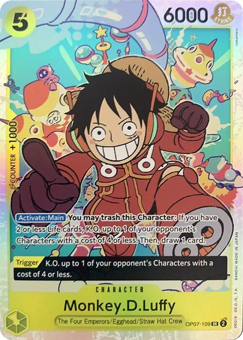 Image for Monkey.D.Luffy (109) (500 Years in the Future) (OP07-109) - One Piece Card Game