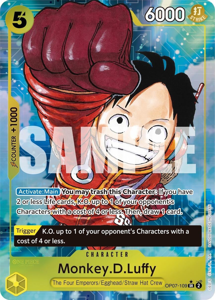 Image for Monkey.D.Luffy (109) (Parallel) (500 Years in the Future) (OP07-109) - One Piece Card Game