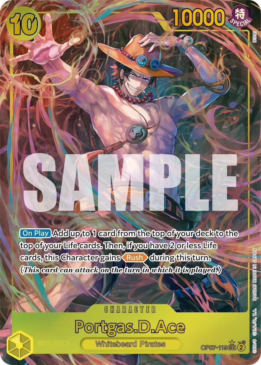 Image for Portgas.D.Ace (119) (Parallel) (500 Years in the Future) (OP07-119) - One Piece Card Game