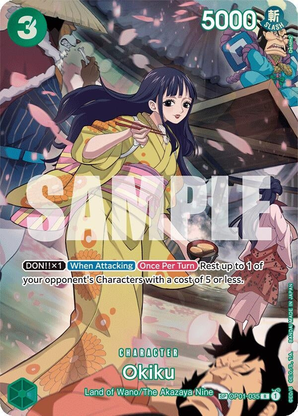 Image for Okiku (SP) (500 Years in the Future) (OP01-035) - One Piece Card Game