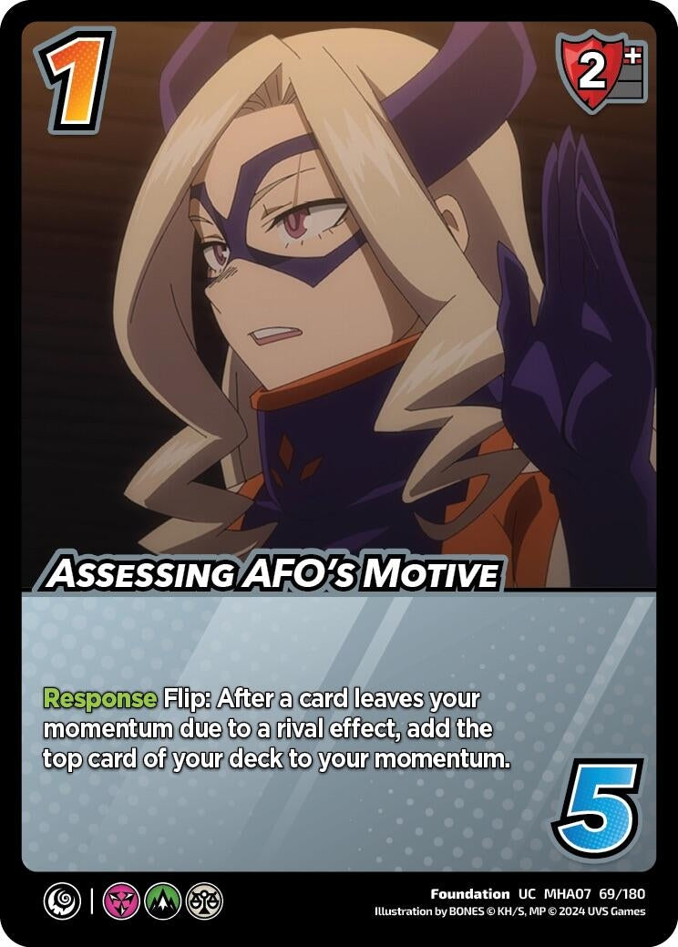 Image for Assessing AFO's Motive (UniVersus: My Hero Academia: Girl Power) (69/180) - UniVersus