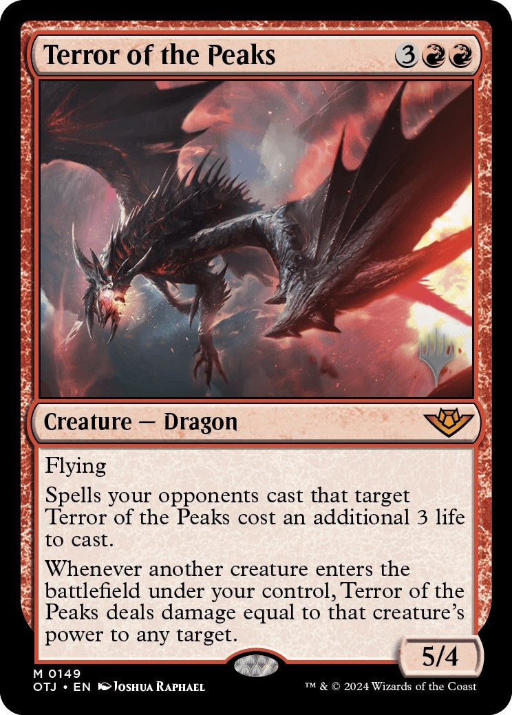 Image for Terror of the Peaks (Promo Pack: Outlaws of Thunder Junction) (149) - Magic: The Gathering