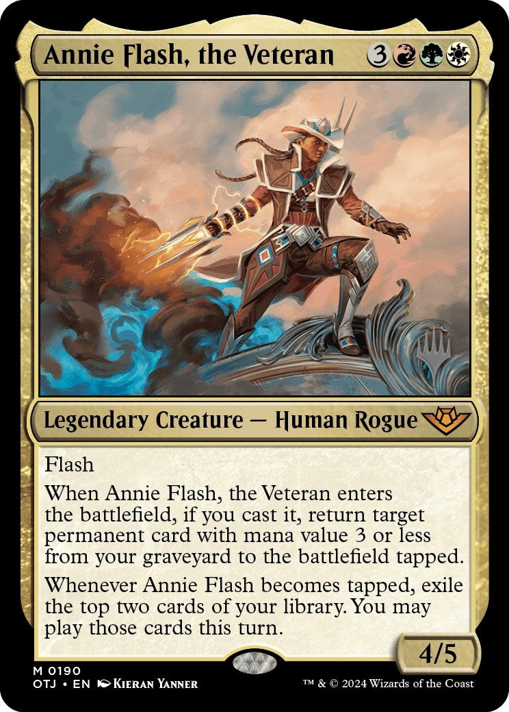 Image for Annie Flash, the Veteran (Promo Pack: Outlaws of Thunder Junction) (190) - Magic: The Gathering