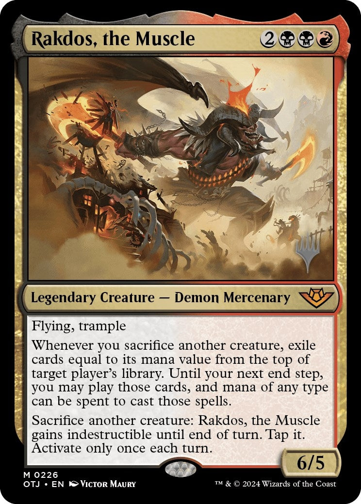 Image for Rakdos, the Muscle (Promo Pack: Outlaws of Thunder Junction) (226) - Magic: The Gathering