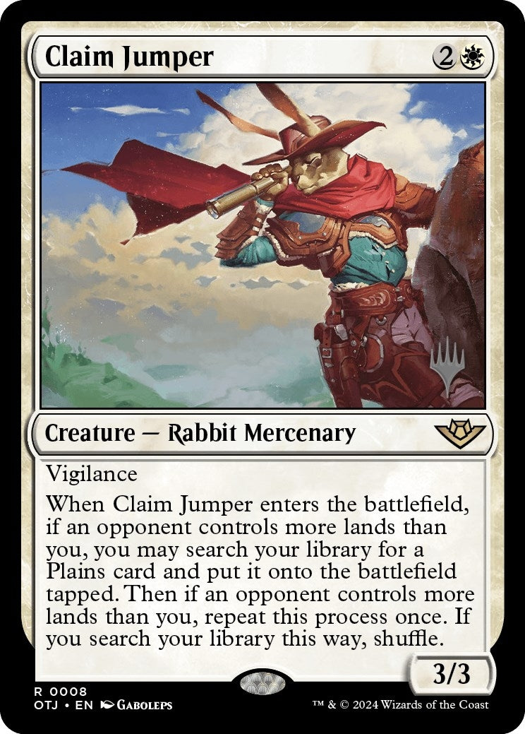 Image for Claim Jumper (Promo Pack: Outlaws of Thunder Junction) (8) - Magic: The Gathering
