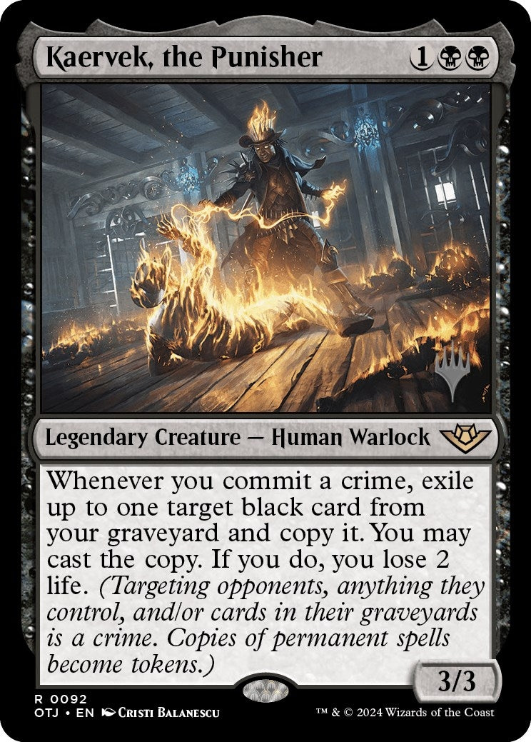 Image for Kaervek, the Punisher (Promo Pack: Outlaws of Thunder Junction) (92) - Magic: The Gathering
