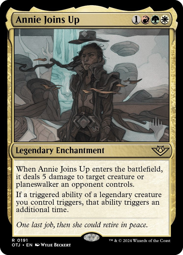 Image for Annie Joins Up (Promo Pack: Outlaws of Thunder Junction) (191) - Magic: The Gathering