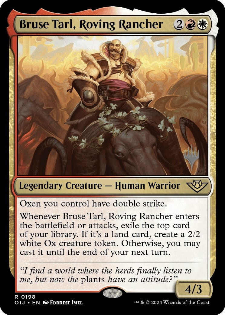 Image for Bruse Tarl, Roving Rancher (Promo Pack: Outlaws of Thunder Junction) (198) - Magic: The Gathering