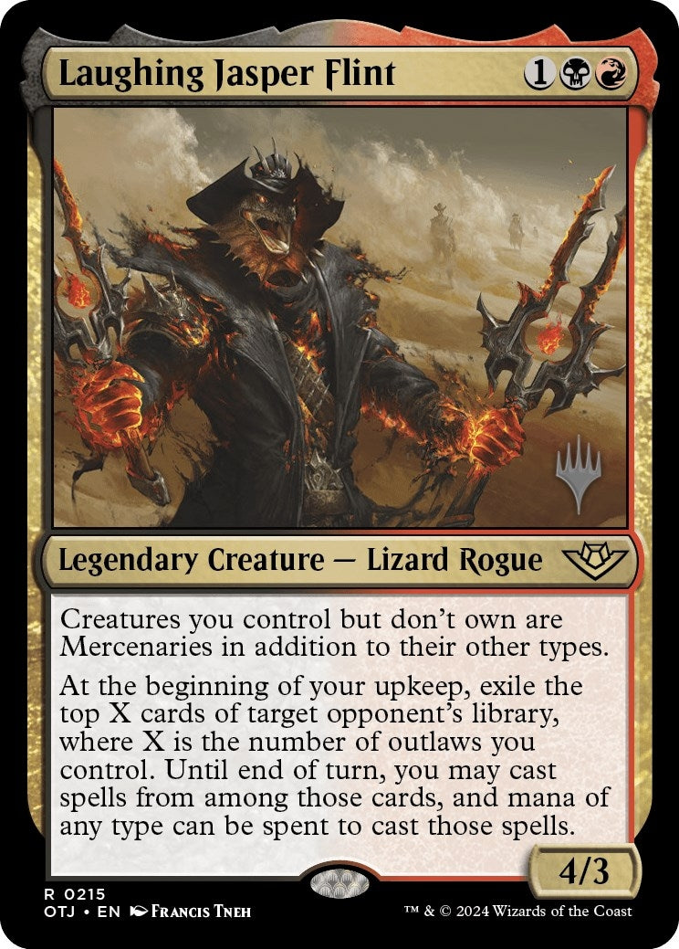 Image for Laughing Jasper Flint (Promo Pack: Outlaws of Thunder Junction) (215) - Magic: The Gathering