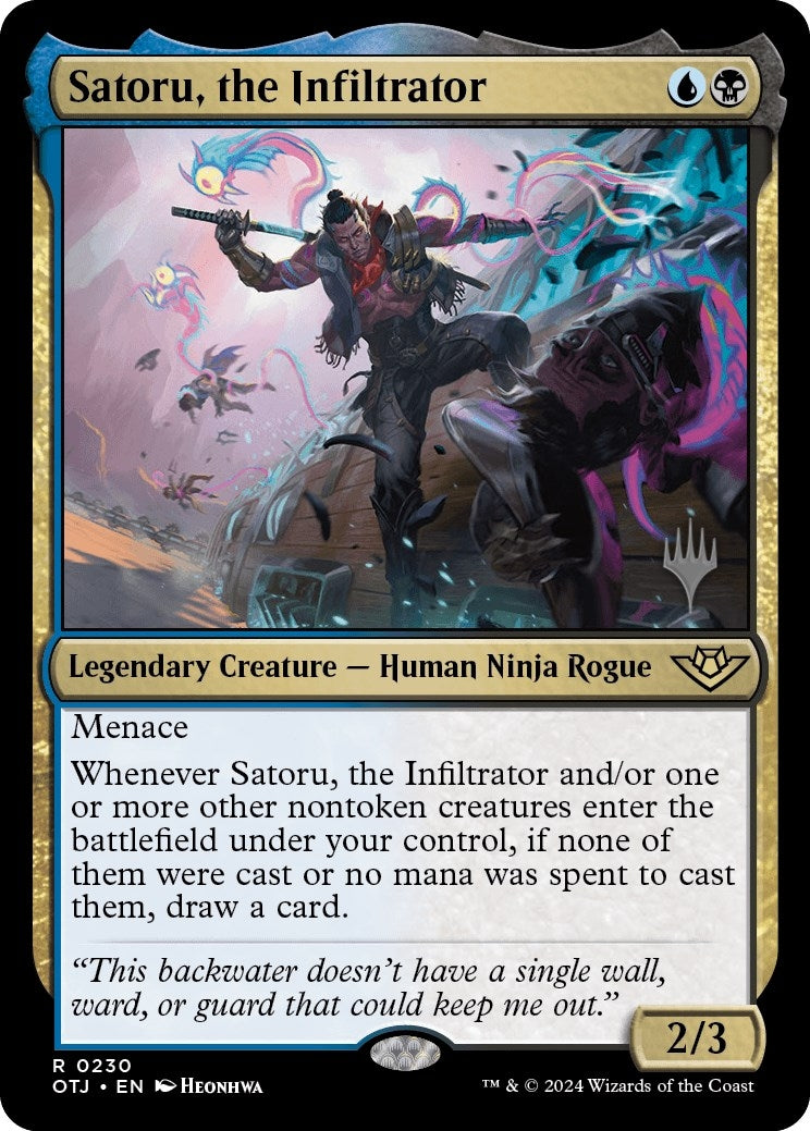 Image for Satoru, the Infiltrator (Promo Pack: Outlaws of Thunder Junction) (230) - Magic: The Gathering