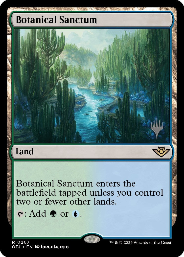 Image for Botanical Sanctum (Promo Pack: Outlaws of Thunder Junction) (267) - Magic: The Gathering