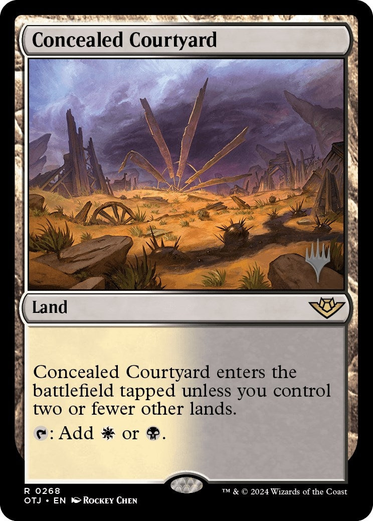 Image for Concealed Courtyard (Promo Pack: Outlaws of Thunder Junction) (268) - Magic: The Gathering