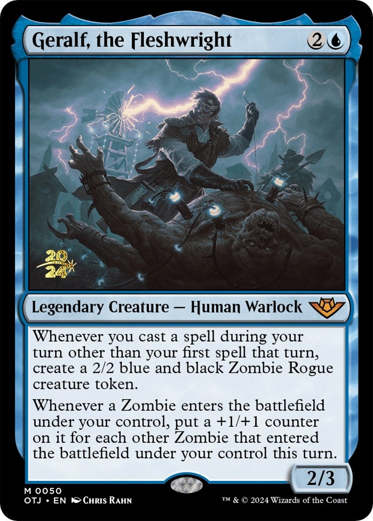 Image for Geralf, the Fleshwright (Prerelease Cards) (50) - Magic: The Gathering