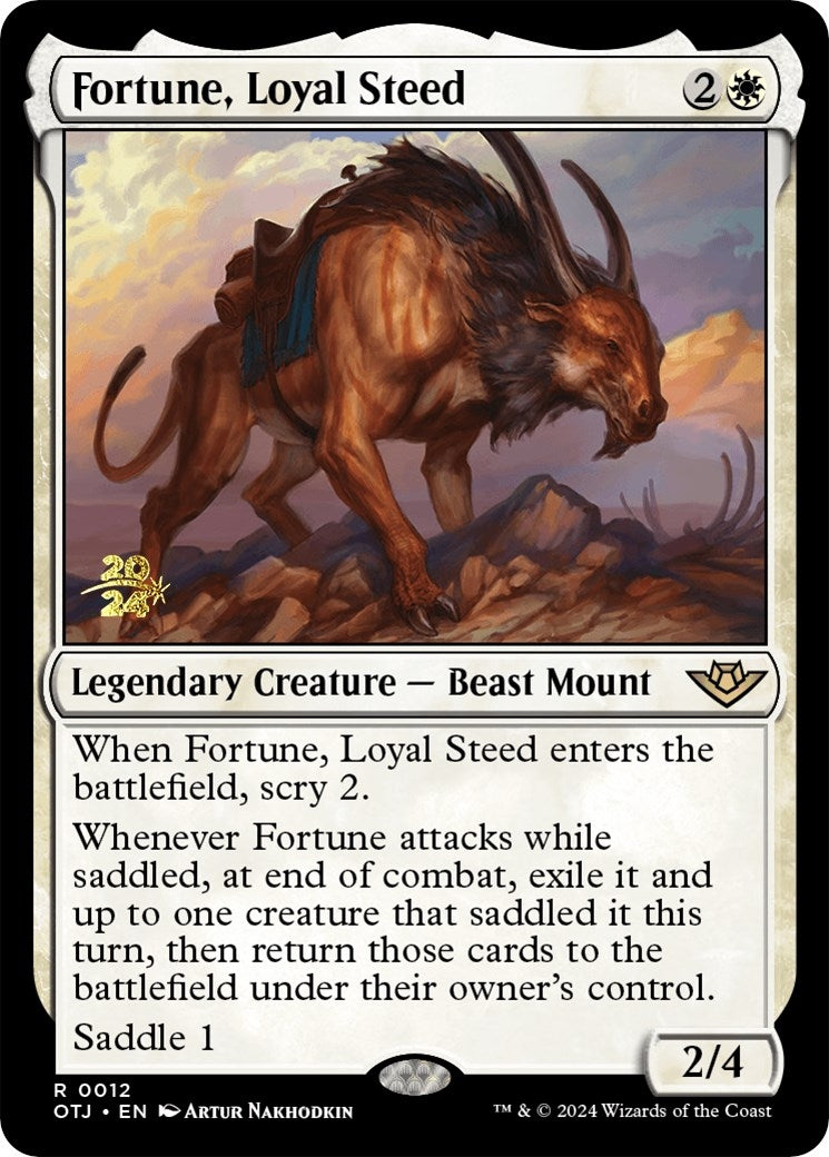 Image for Fortune, Loyal Steed (Prerelease Cards) (12) - Magic: The Gathering