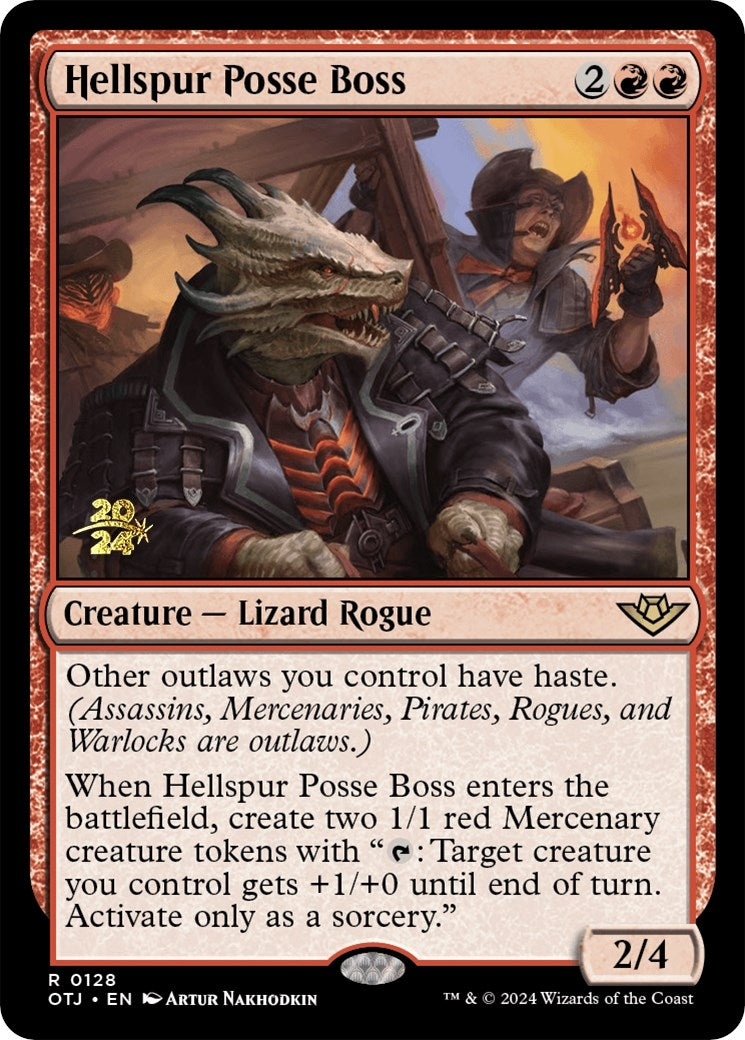 Image for Hellspur Posse Boss (Prerelease Cards) (128) - Magic: The Gathering