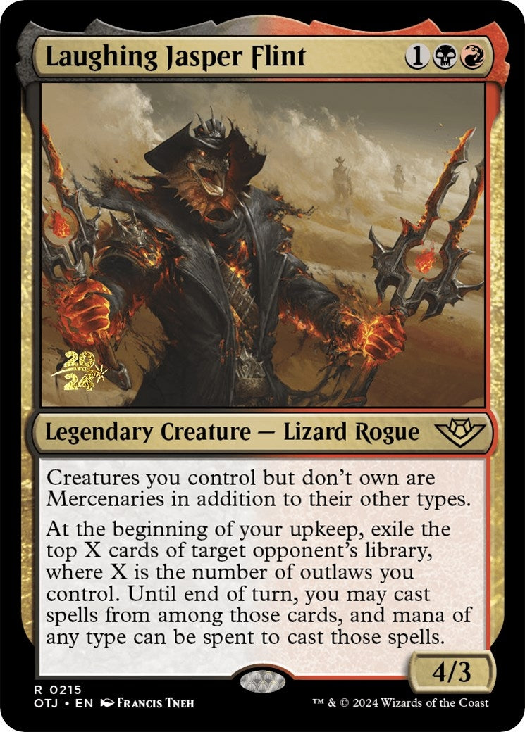 Image for Laughing Jasper Flint (Prerelease Cards) (215) - Magic: The Gathering