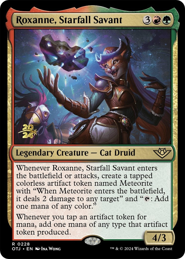 Image for Roxanne, Starfall Savant (Prerelease Cards) (228) - Magic: The Gathering
