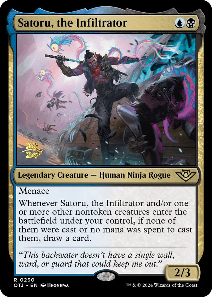 Image for Satoru, the Infiltrator (Prerelease Cards) (230) - Magic: The Gathering