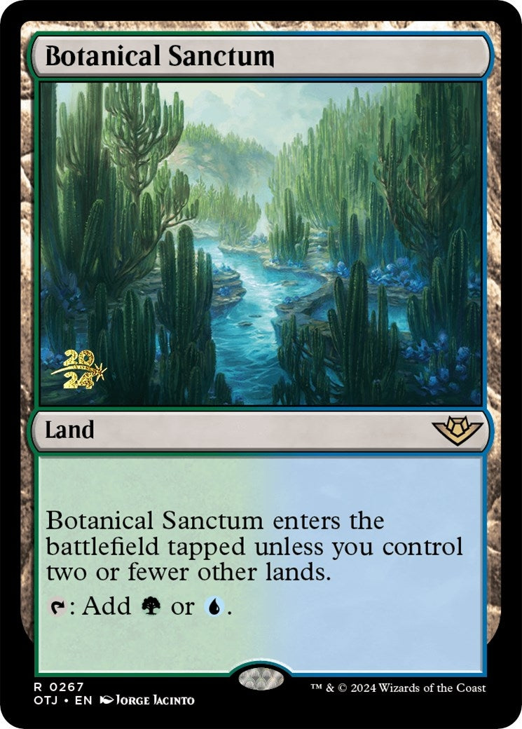 Image for Botanical Sanctum (OTJ) (Prerelease Cards) (267) - Magic: The Gathering