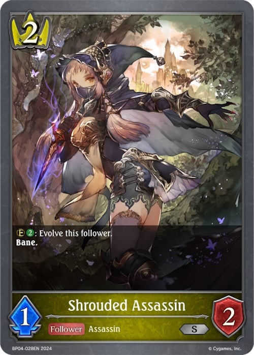 Image for Shrouded Assassin (BP04: Cosmic Mythos) (BP04-028EN) - Shadowverse: Evolve