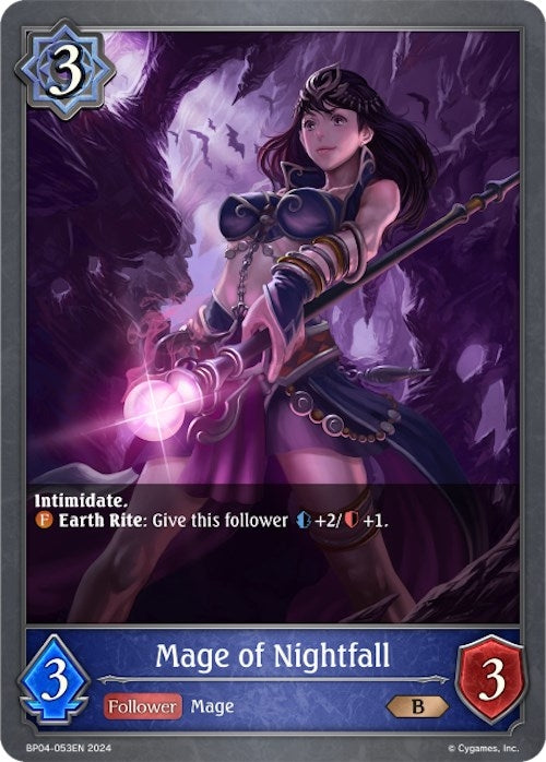Image for Mage of Nightfall (BP04: Cosmic Mythos) (BP04-053EN) - Shadowverse: Evolve
