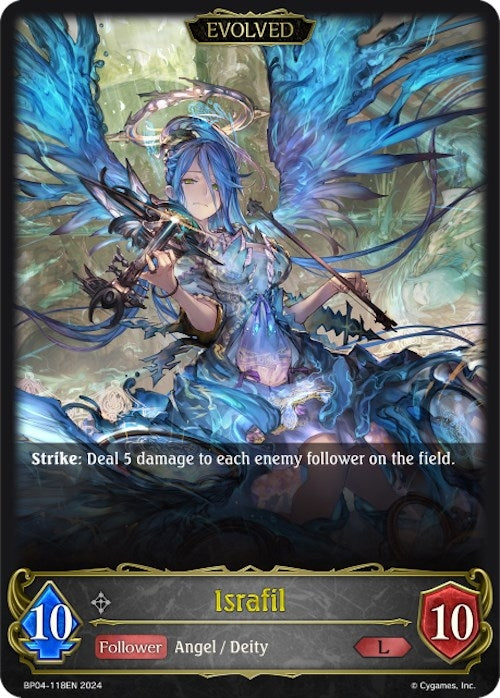 Image for Israfil (Evolved) (BP04: Cosmic Mythos) (BP04-118EN) - Shadowverse: Evolve