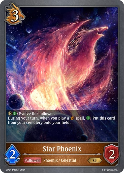 Image for Star Phoenix - P16EN (BP04: Cosmic Mythos) (BP04-P16EN) - Shadowverse: Evolve