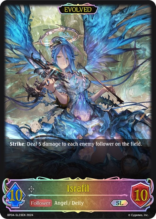 Image for Israfil (Evolved) (SL) (BP04: Cosmic Mythos) (BP04-SL23EN) - Shadowverse: Evolve