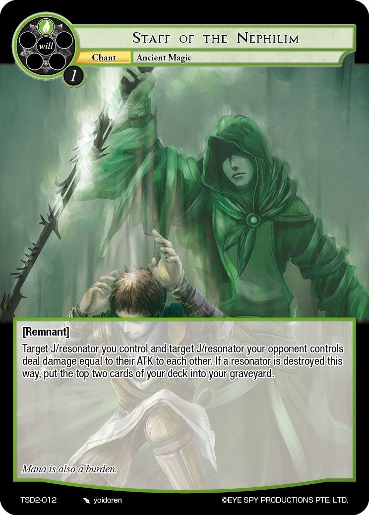 Image for Staff of the Nephilim (Starter Deck: Yokoshima) (TSD2-012) - Force of Will