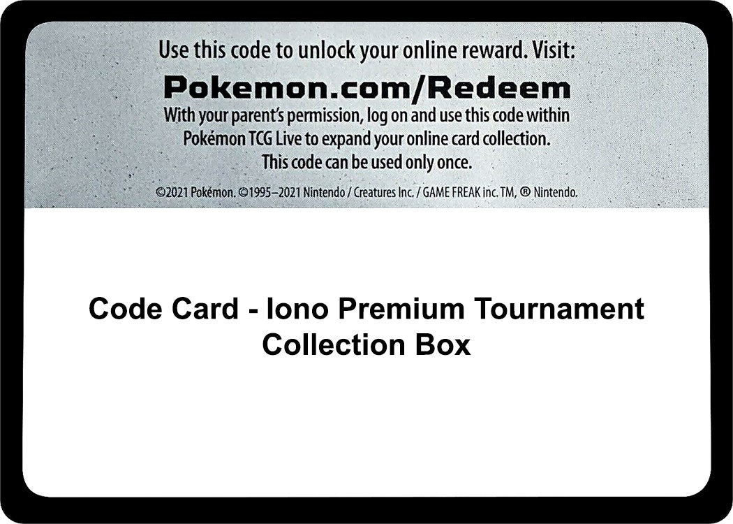 Image for Code Card - Iono Premium Tournament Collection Box - Pokemon