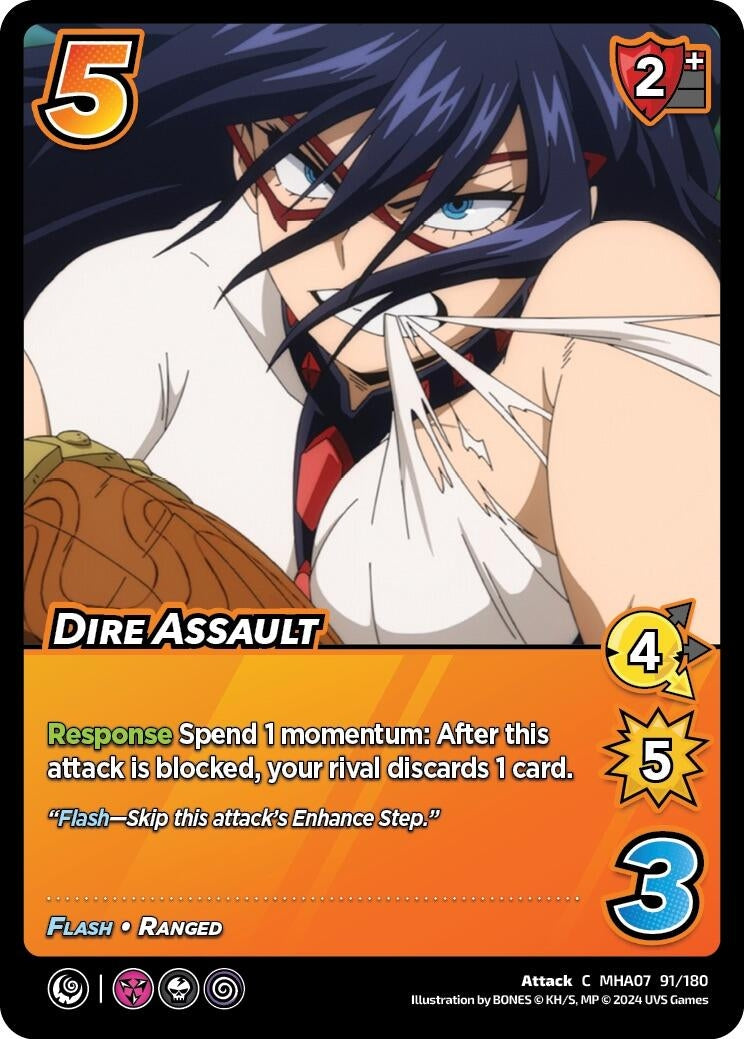 Image for Dire Assault (UniVersus: My Hero Academia: Girl Power) (91/180) - UniVersus