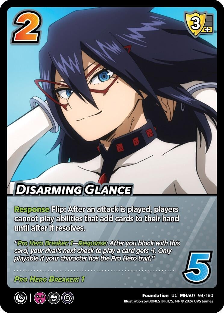 Image for Disarming Glance (UniVersus: My Hero Academia: Girl Power) (93/180) - UniVersus