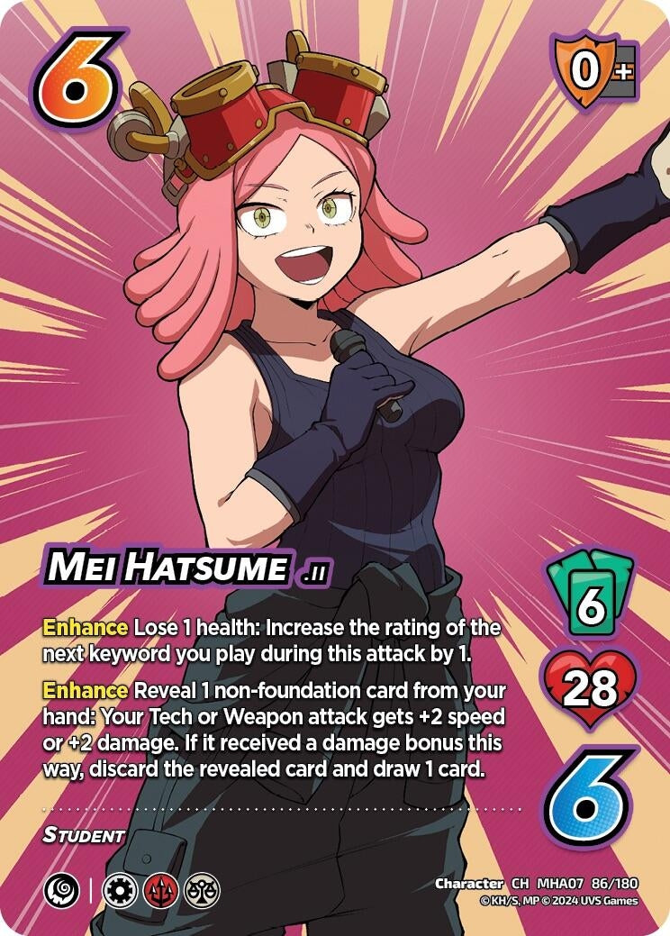 Image for Mei Hatsume (UniVersus: My Hero Academia: Girl Power) (86/180) - UniVersus