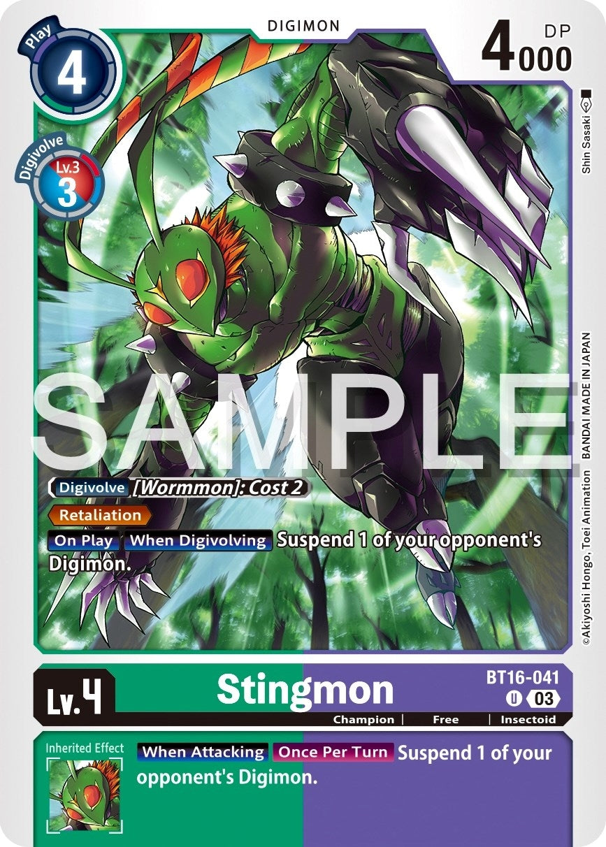 Image for Stingmon (BT16) (16041)