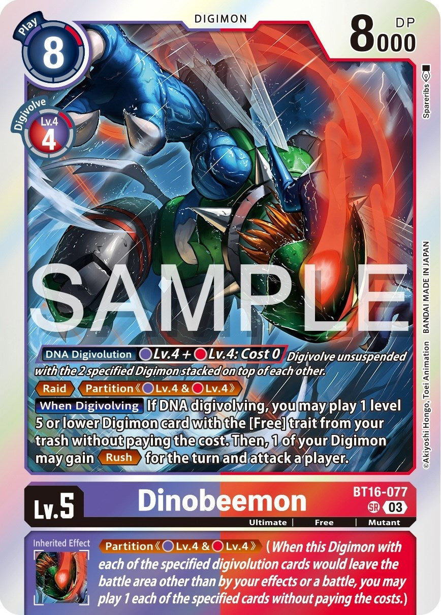 Image for Dinobeemon (BT16) (16077)