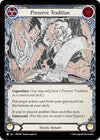 Image for Preserve Tradition // Inner Chi (Part the Mistveil) (MST099) - Flesh and Blood TCG