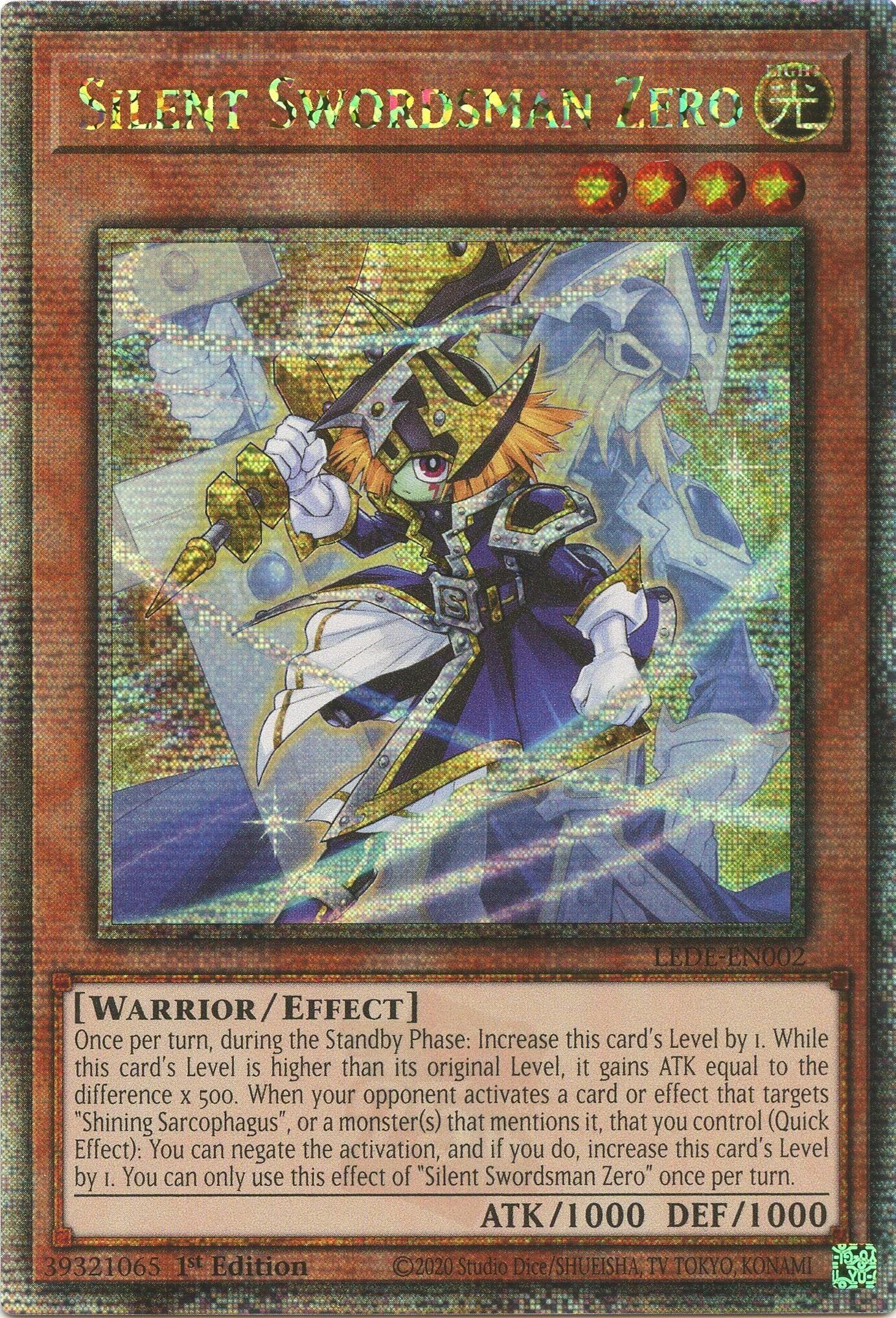 Image for Silent Swordsman Zero (Quarter Century Secret Rare) (Legacy of Destruction) (LEDE-EN002) - YuGiOh