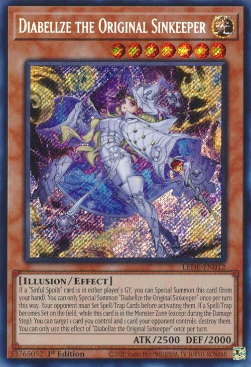 Image for Diabellze the Original Sinkeeper (Legacy of Destruction) (LEDE-EN012) - YuGiOh