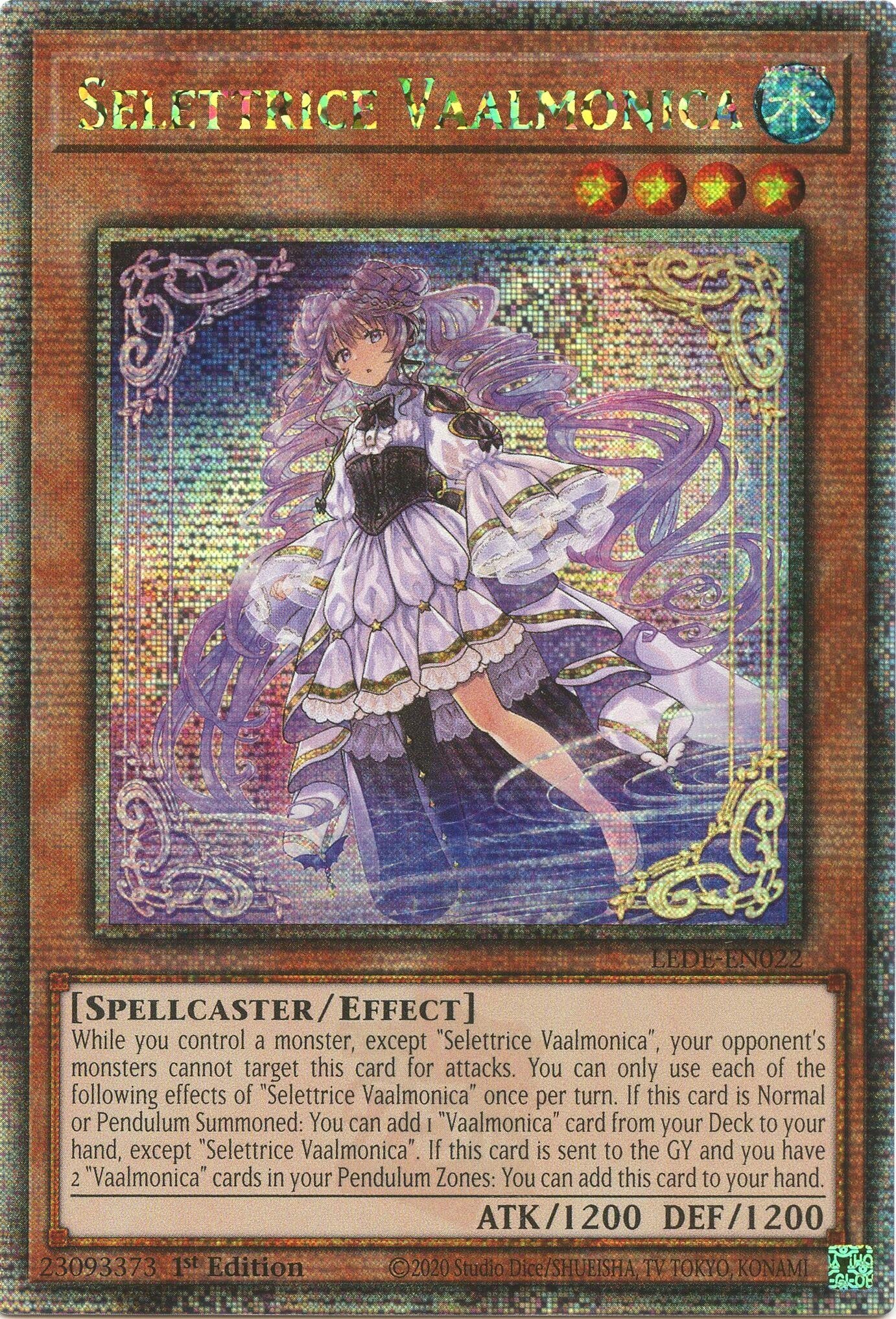 Image for Selettrice Vaalmonica (Quarter Century Secret Rare) (Legacy of Destruction) (LEDE-EN022) - YuGiOh
