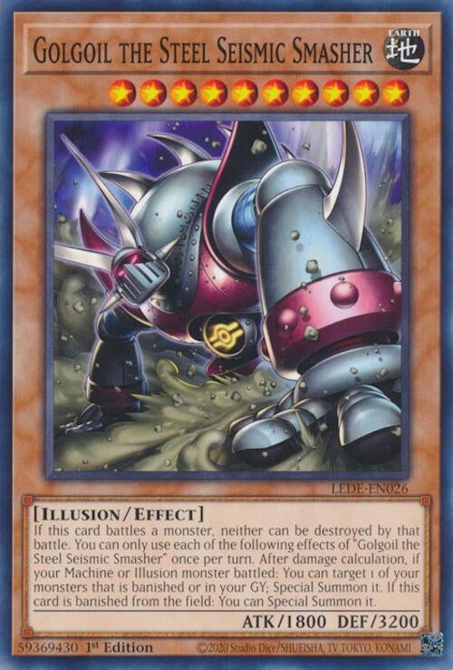 Image for Golgoil the Steel Seismic Smasher (Legacy of Destruction) (LEDE-EN026) - YuGiOh